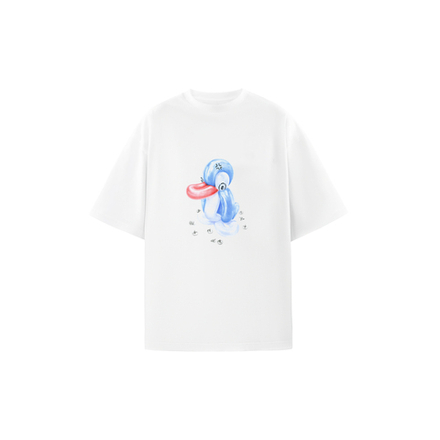 Футболка Called a Garment Balloon Penguin "Milk"