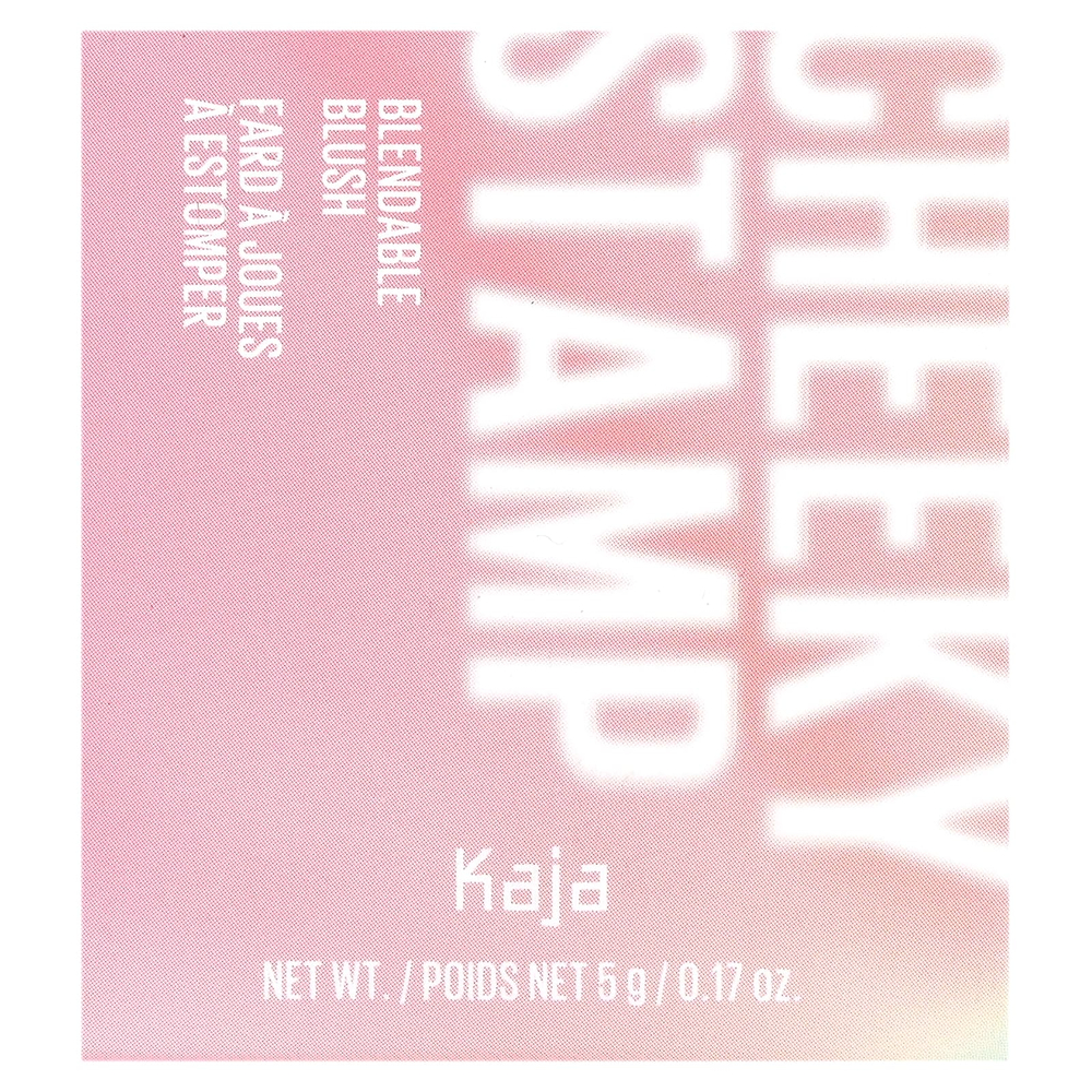 Kaja, Cheeky Stamp, смешиваемые румяна, оттенок 04 Feisty, 5 г (0,17 унции)