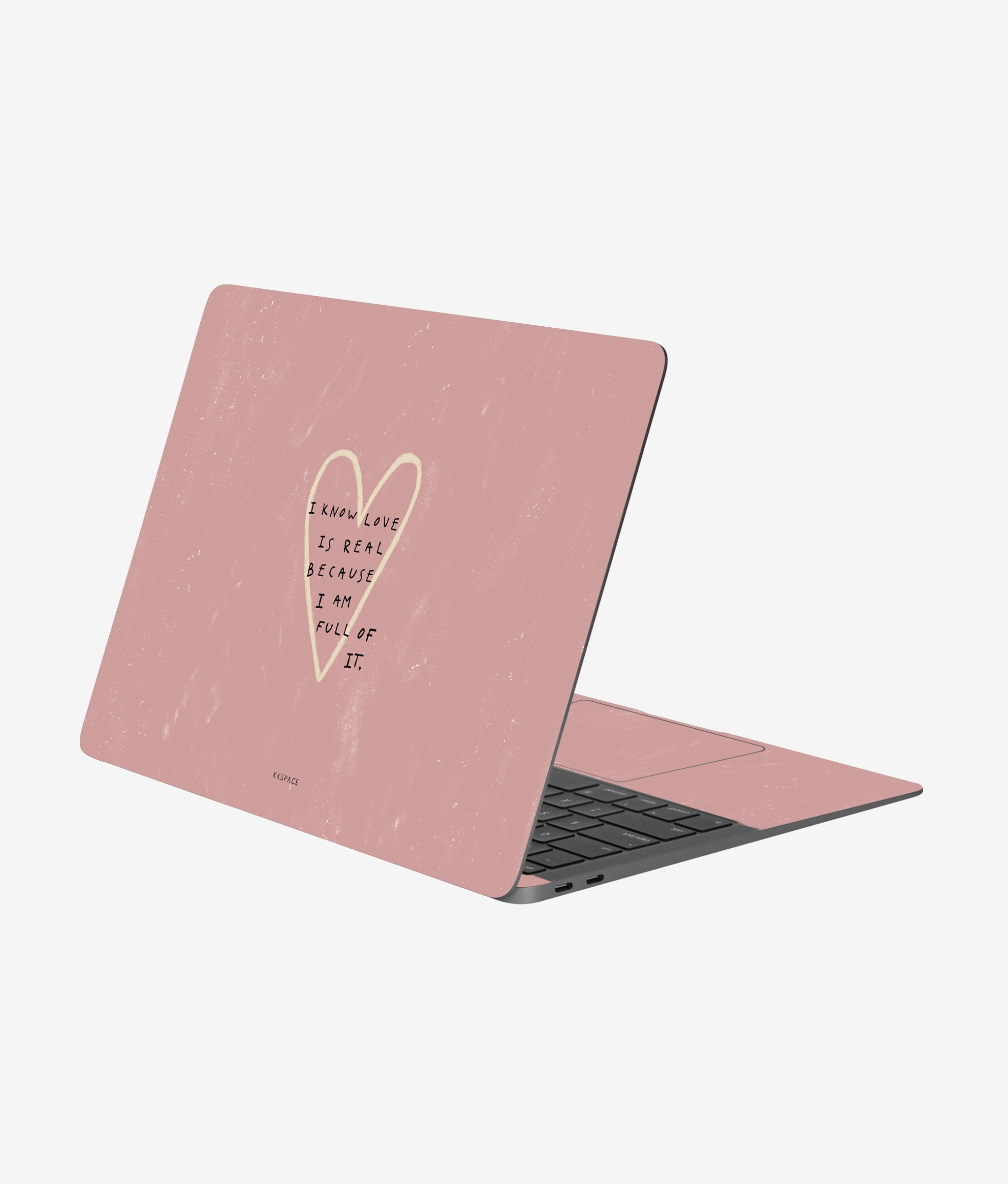 Виниловая наклейка FULL OF LOVE для MacBook
