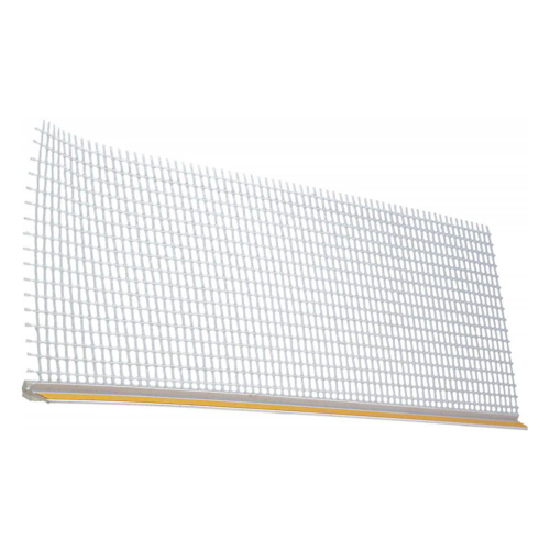 ALLIGATOR Профиль ПВХ примыкающий с сеткой 6мм 2,4м с пыльником