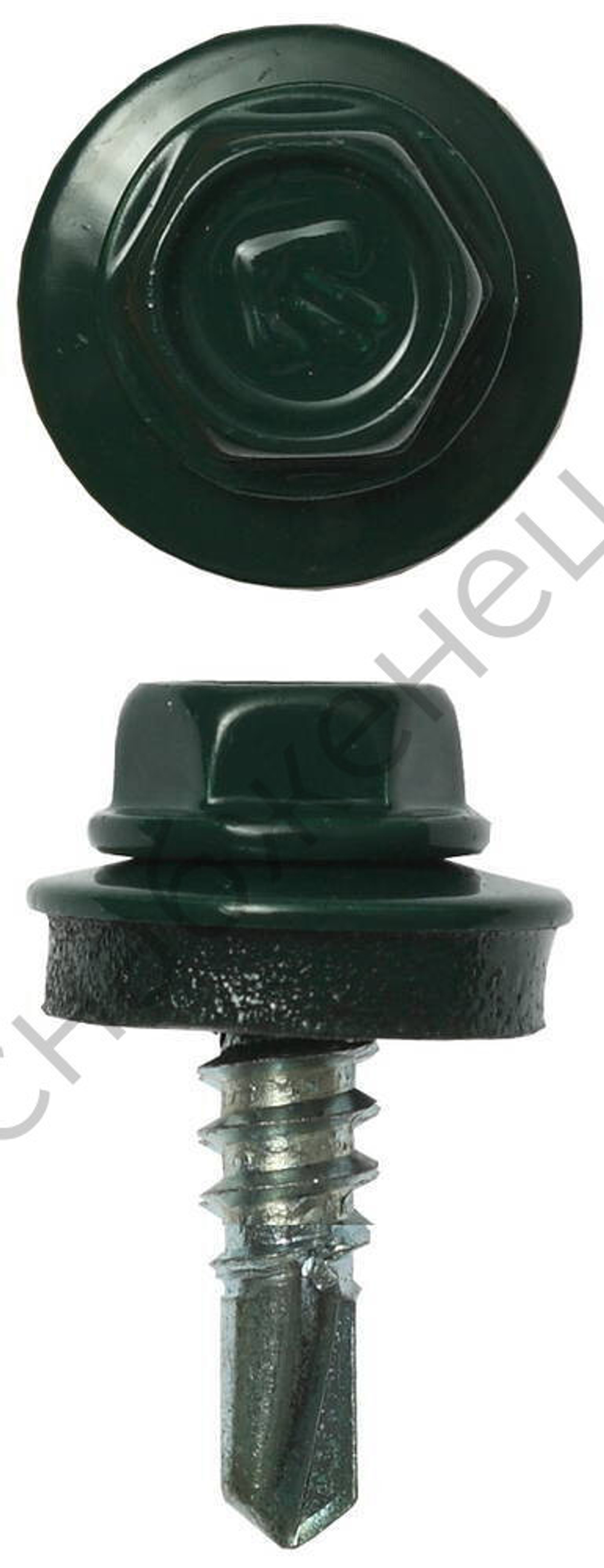 ЗУБР СКМ 6005 19 х 5.5 мм, зел. насыщ., кровельный саморез, 2500 шт (4-300310-55-019-6005)