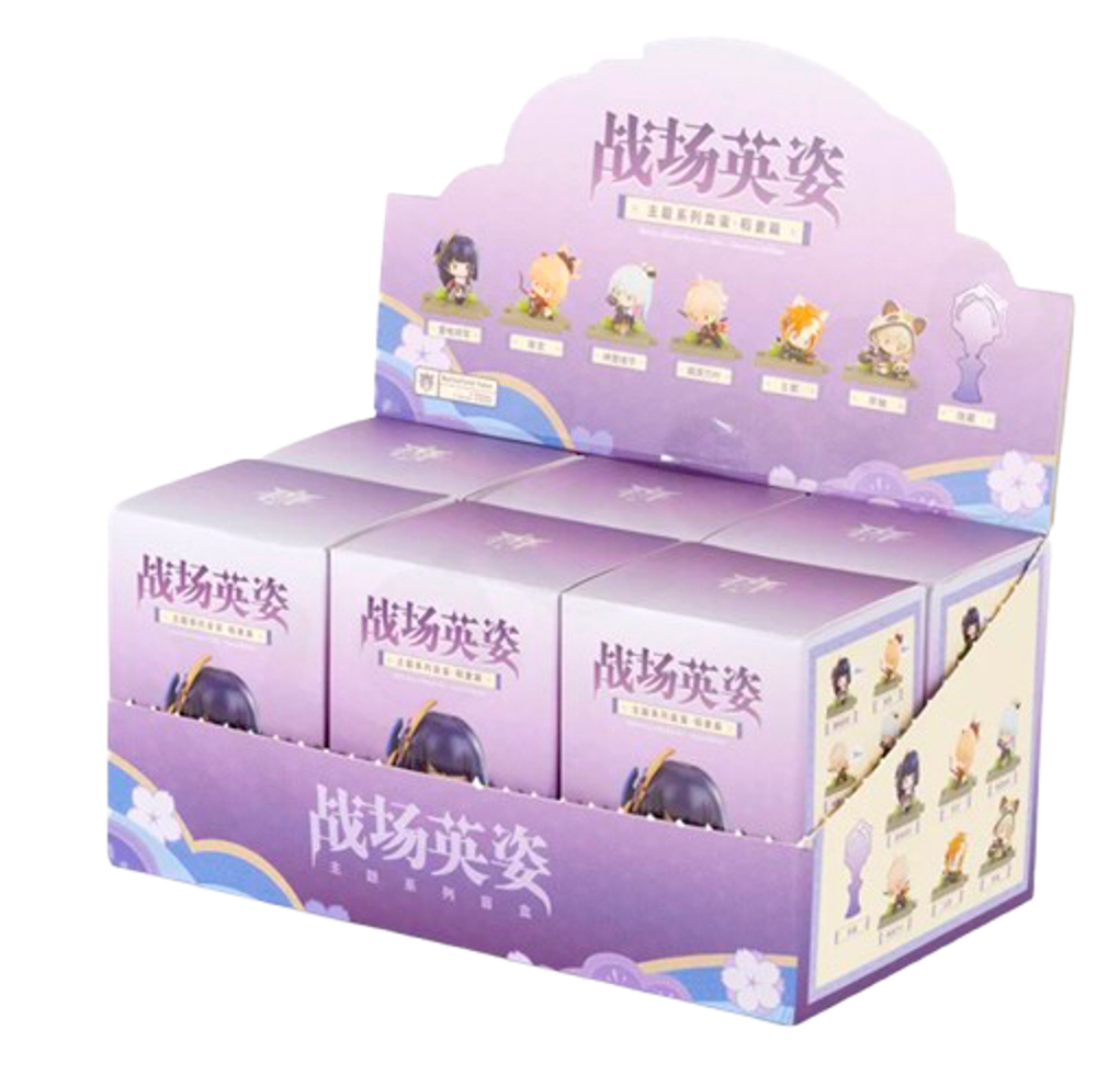 Рандомная фигурка Blind Box Genshin Impact Battlefield Inazuma