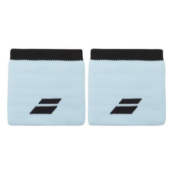 Напульсник теннисный Babolat Logo Wristband 2P - illusion blue