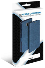 Чехол с флипом для Samsung Galaxy A32 (4G) blue DF