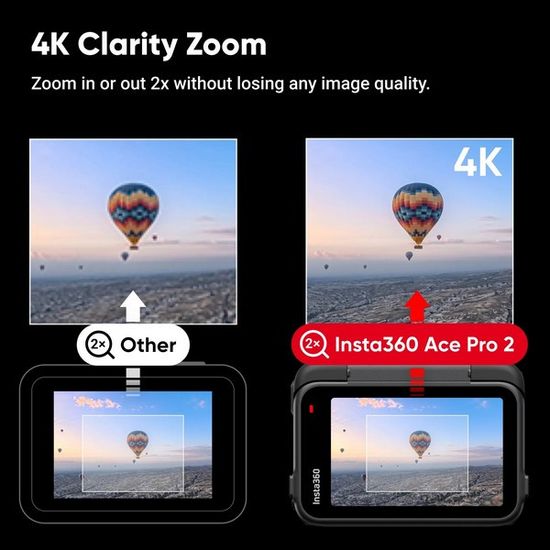 Экшн-камера Insta360 Ace Pro 2 Standard Bundle (Single Battery)