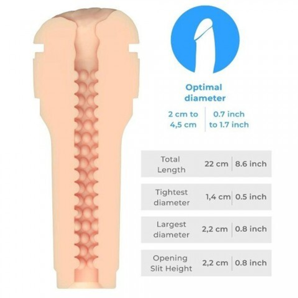 Мастурбатор Feel Stroker от KIIROO вульва (светло-коричневый)