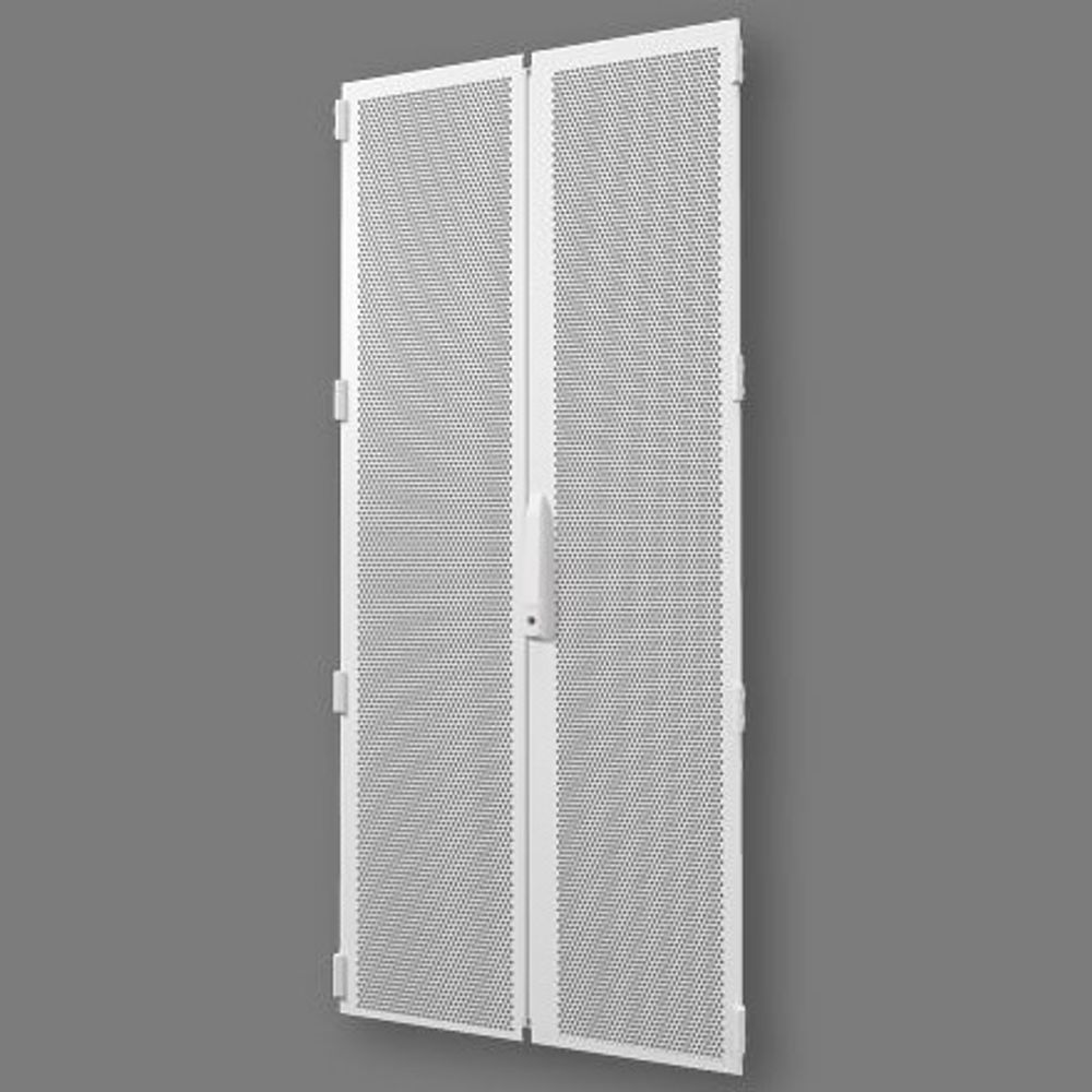 Двухстворчатая перфорированная дверь DDP.80.18