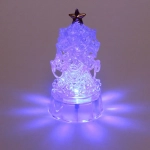 Сувенир с подсветкой «Лесная ёлочка» 7,5*2 см , перламутр