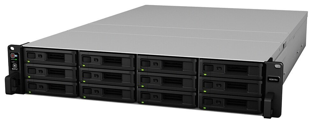 Сетевое хранилище Synology RX1217 серый/черный