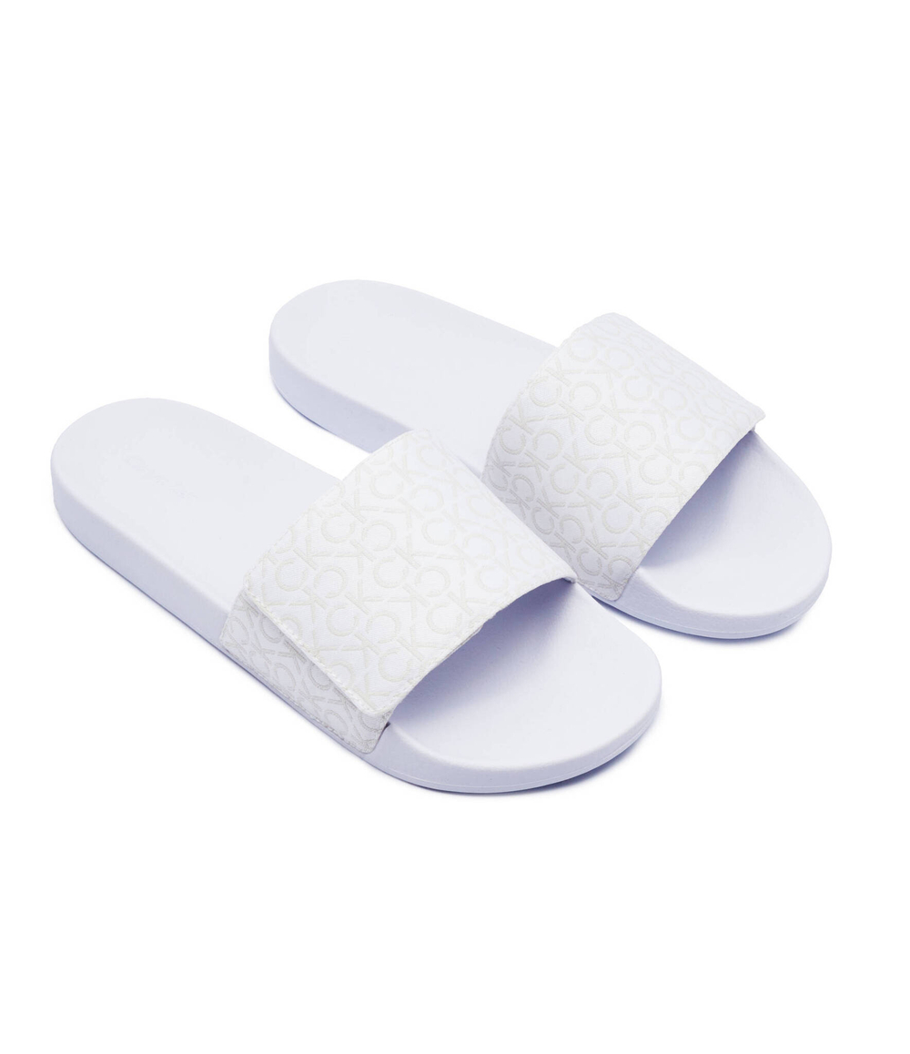 Шлепанцы Calvin Klein - экрю(HM0HM01438)