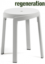 Табурет пластиковый Nardi Stack Mini, гипс