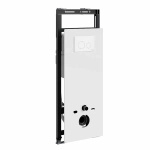 Инсталляция для унитаза WasserKraft Salm 27TLT.010.ME.WH.WM02 белая панель/кнопка белая матовая