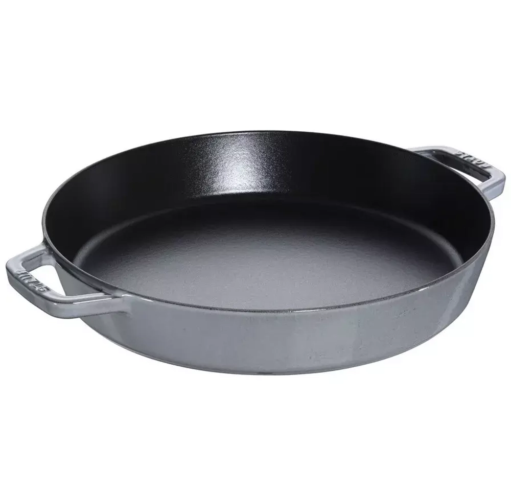 STAUB - Сковорода для паэльи чугунная 34см серая (2 сорт) / артикул   40511-072-5  / GTIN 3272340020544