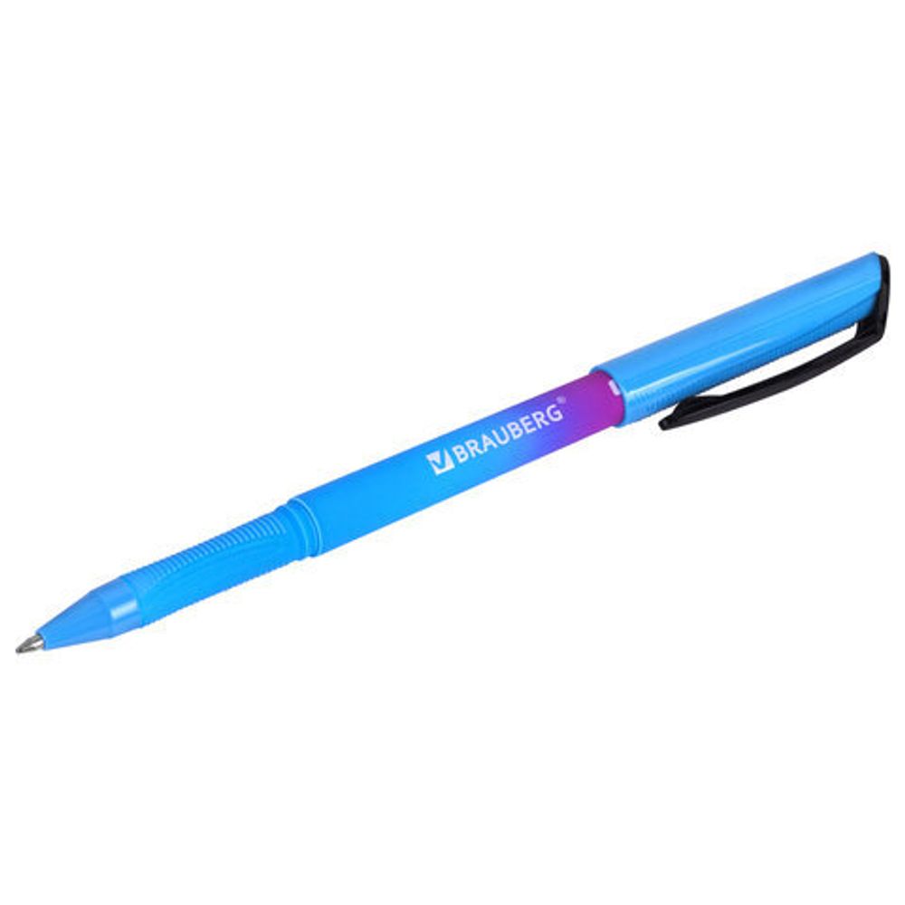 Ручка стираемая гелевая BRAUBERG "Grade", СИНЯЯ, soft-touch, узел 0,7 мм, линия письма 0,5 мм, 144208