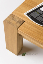 Стол журнальный из массива дуба Клермон-03