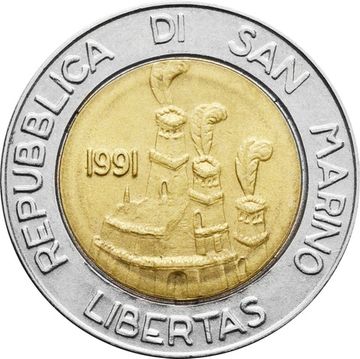 500 лир 1991 Сан-Марино, Гостеприимная земля