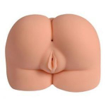 Телесная вагина с двумя отверстиями (Цвет: телесный)