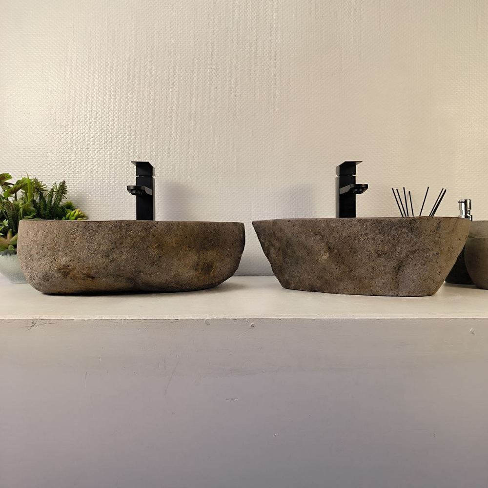 Раковина из речного камня ПАРА! RS-65336 46*36*15 0865