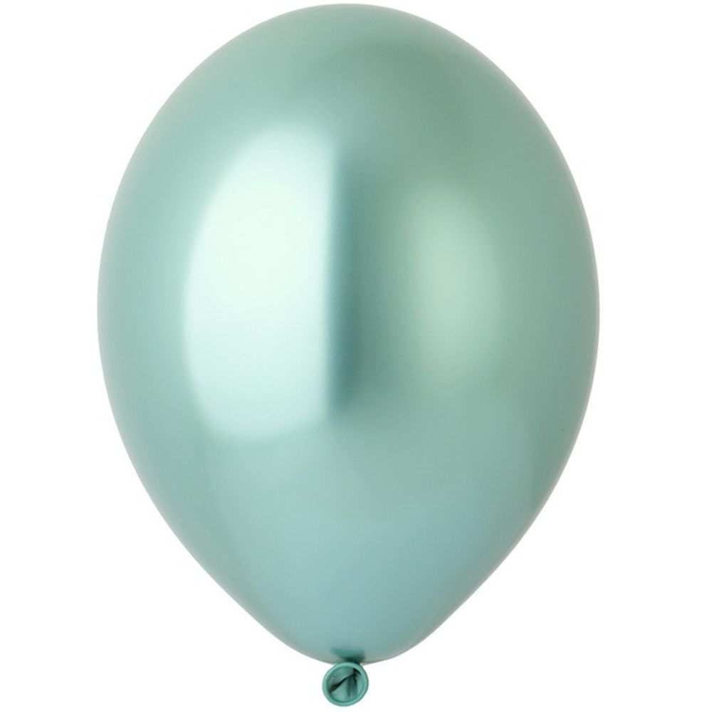 Воздушные шары Belbal, хром 603 зелёный, 50 шт. размер 14&quot; #1102-2304