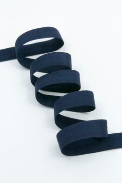 Бейка эластичная 15 мм матовая темно-синяя