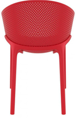 Кресло пластиковое, Siesta Contract Sky, красный