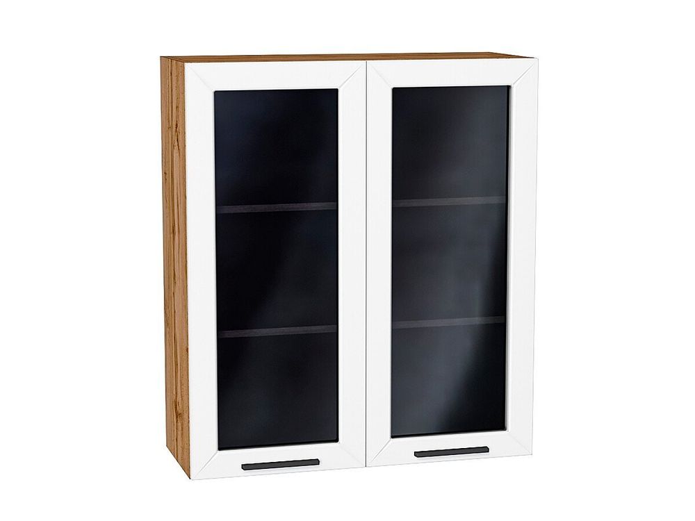 Шкаф верхний с 2-мя остекленными дверцами Глетчер