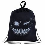 Мешок для обуви BRAUBERG, с петлёй, карман на молнии, 47х37 см, "Don't be afraid", 271609