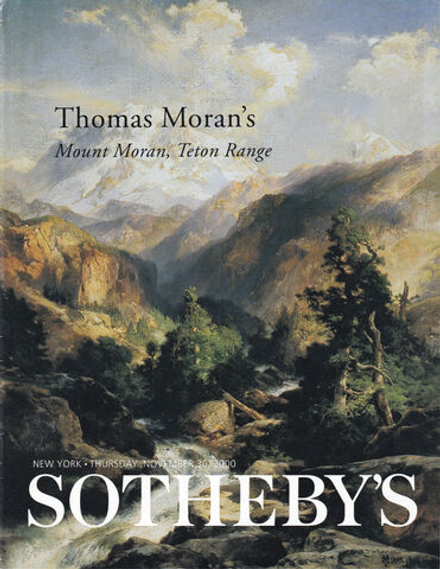 Каталог аукциона Sotheby’s, Нью-Йорк, Пейзажи Томаса Морана от 30 ноября 2000 года