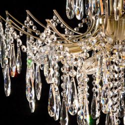 Citilux Селена CL302183 Люстра хрустальная Бронза