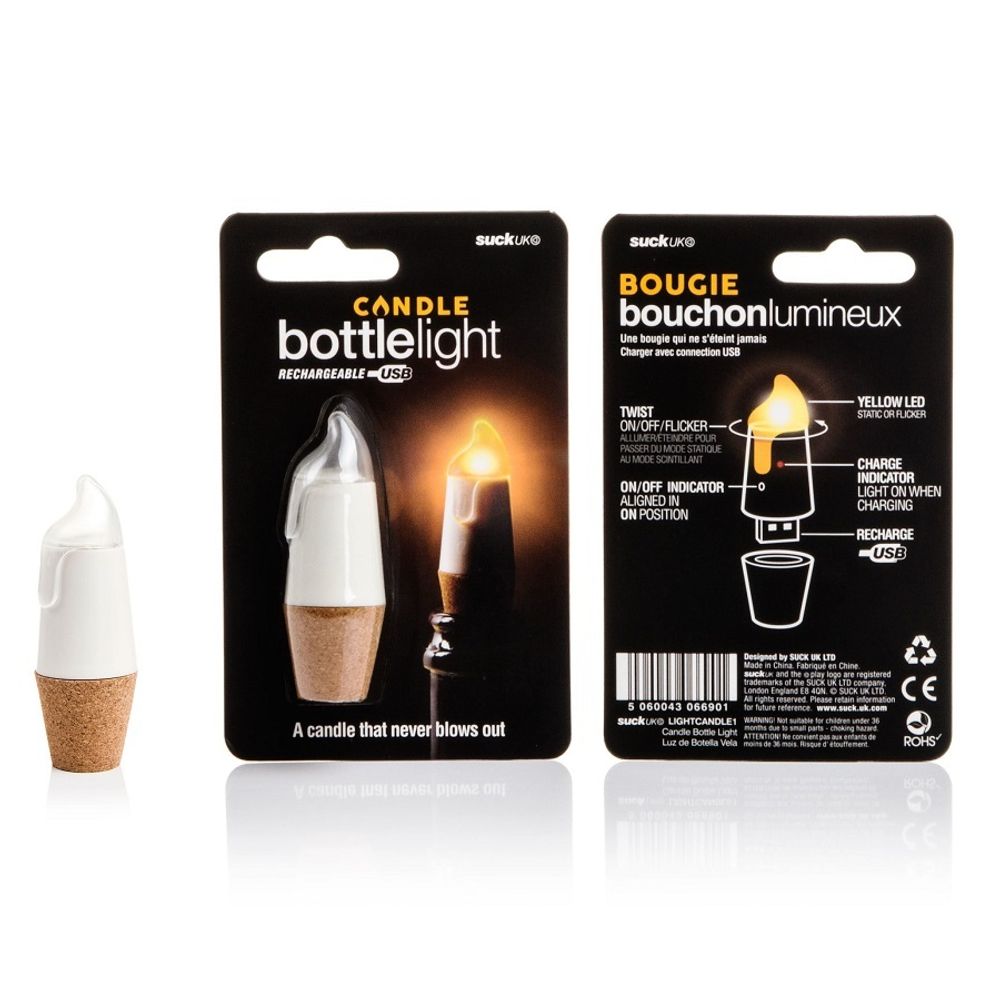 Пробка для бутылки Bottlelight с подсветкой и USB