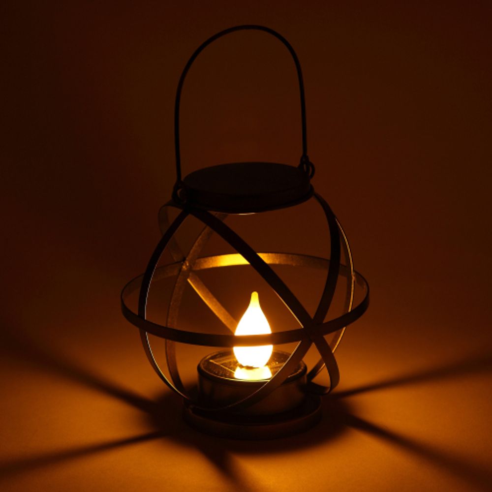 ERASFM-01 ЭРА Садовый светильник Лофт подвесной с ручкой, металл, 26 см | Садовые декоративные светильники