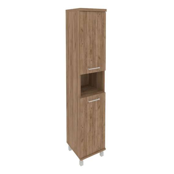 First Шкаф высокий узкий левый KSU-1.5 (L) Дуб Табак 401*432*2060