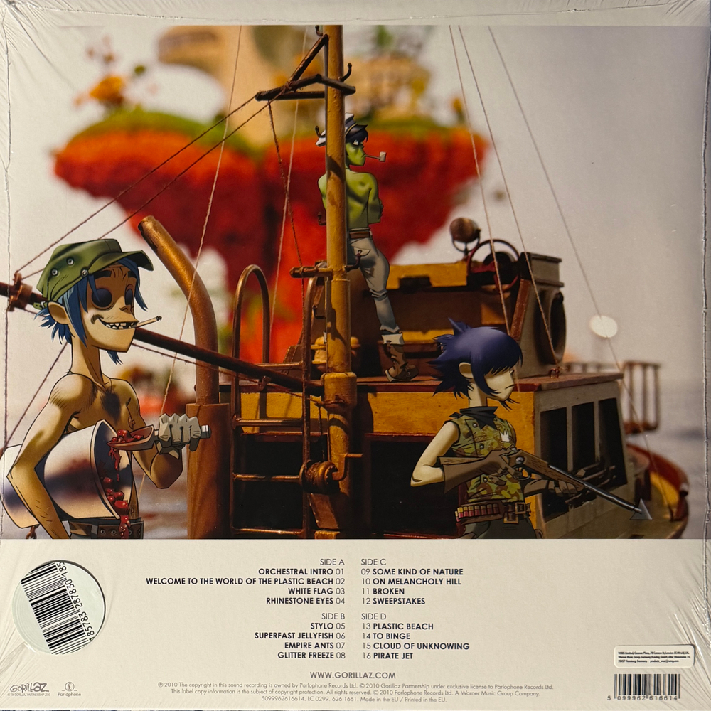 Виниловая пластинка Gorillaz ‎– Plastic Beach 2LP