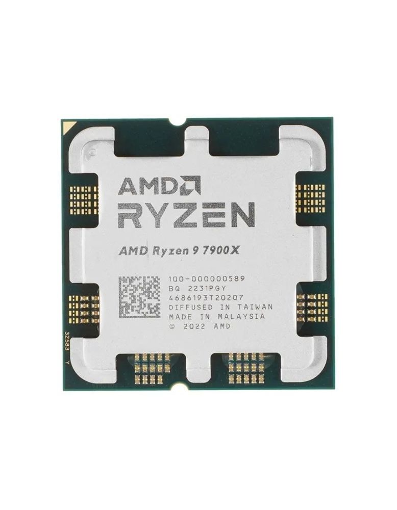 CPU AMD Ryzen 9 7900X OEM (100-000000589) (4,70GHz, Turbo 5,60GHz, RDNA 2 Graphics AM5)
