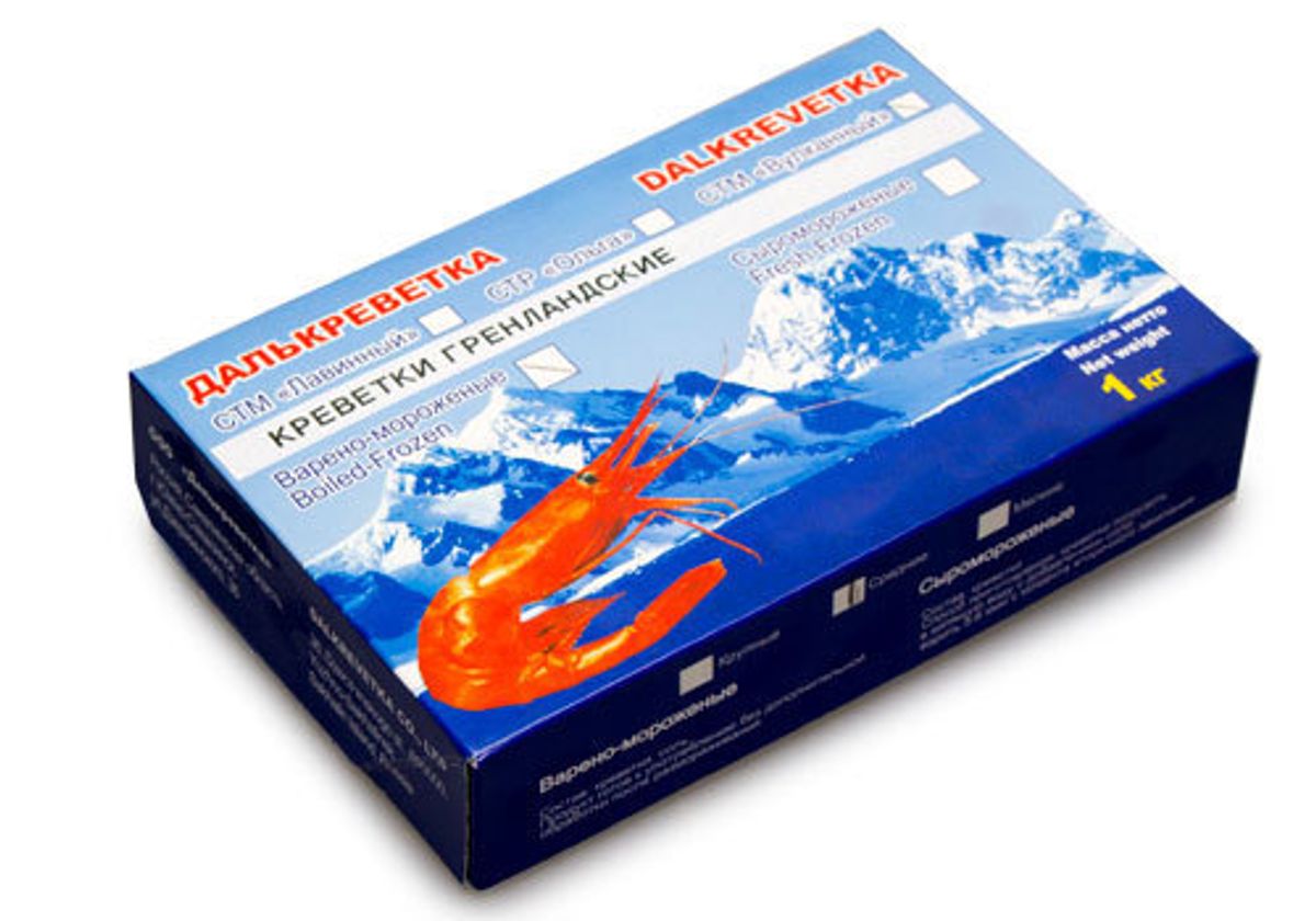Креветки Гренландские, 1кг
