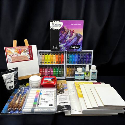 Художественный набор «Больше АКРИЛА», рисование акрилом