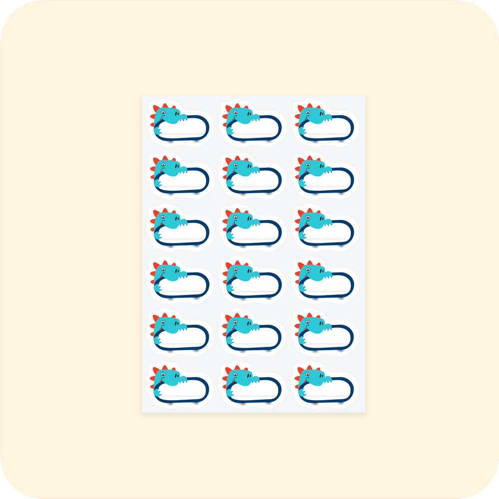 Термонаклейки на одежду. Динозавр