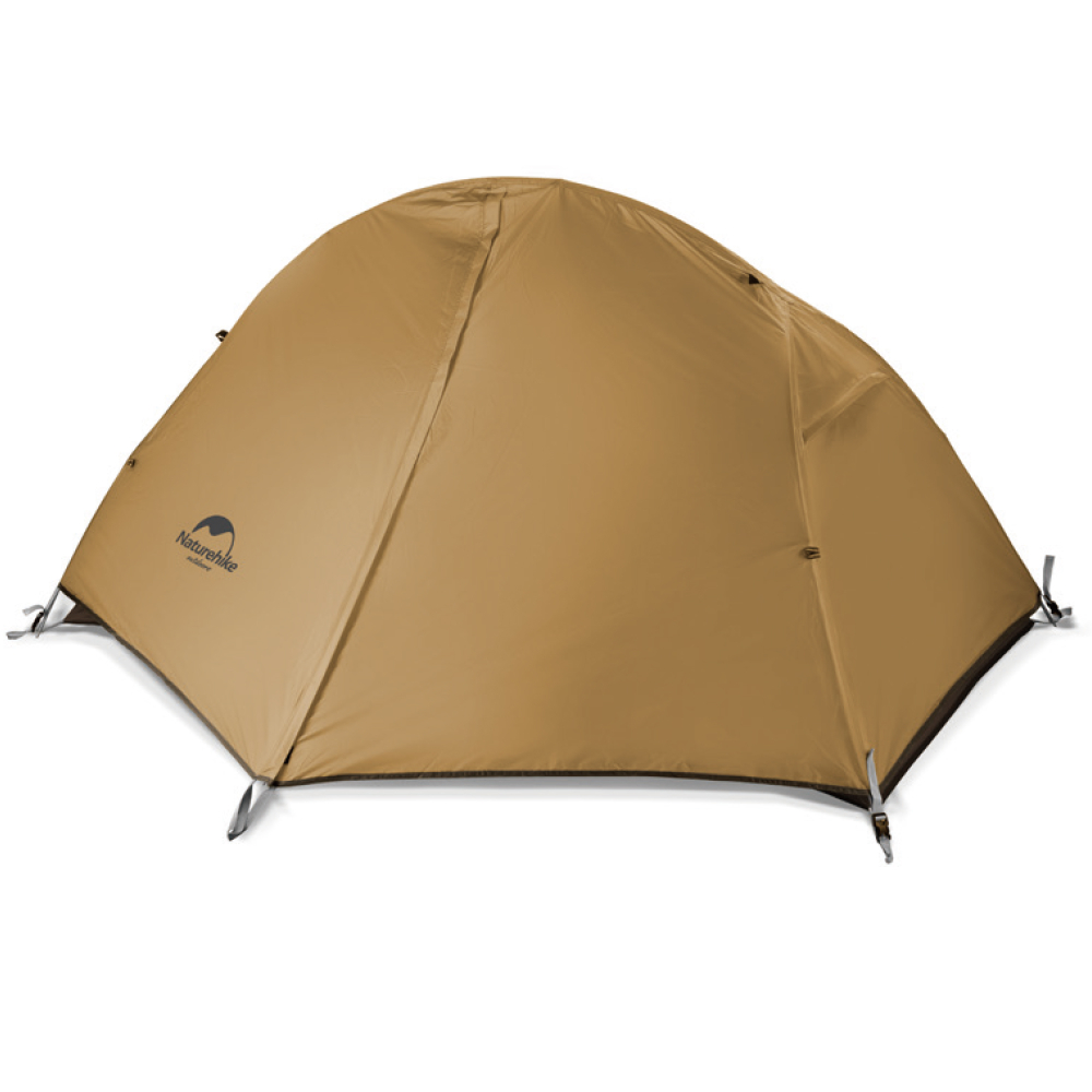 Палатка Naturehike Cycling (Spider) Si 1-местная, алюминиевый каркас, сверхлегкая, янтарная, артикул NH18A095-D-AYE.