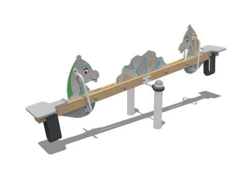 Качалка Галоп (универсальный паттерн, балка дуб)