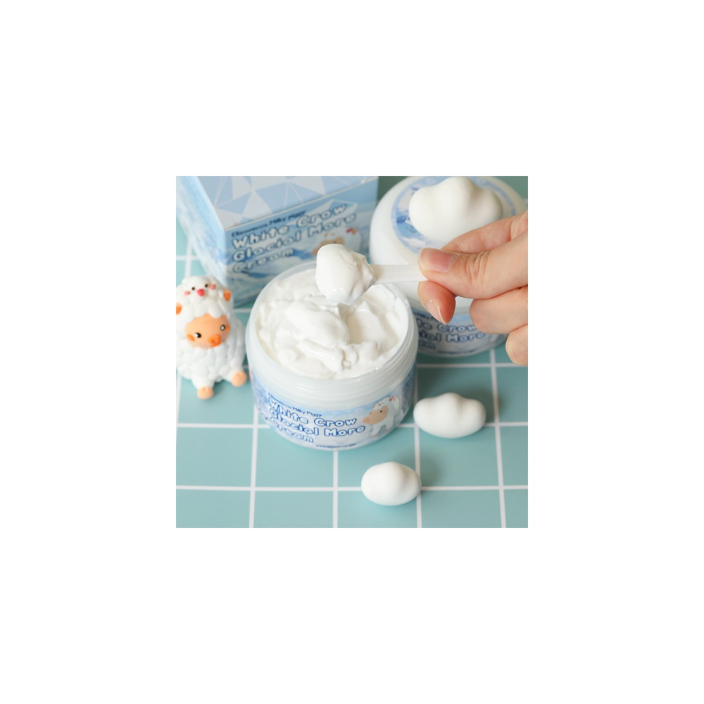 Elizavecca Milky Piggy White Crow Glacial More Cream - осветляющий увлажняющий крем /   100  ml  / GTIN 8809339905374