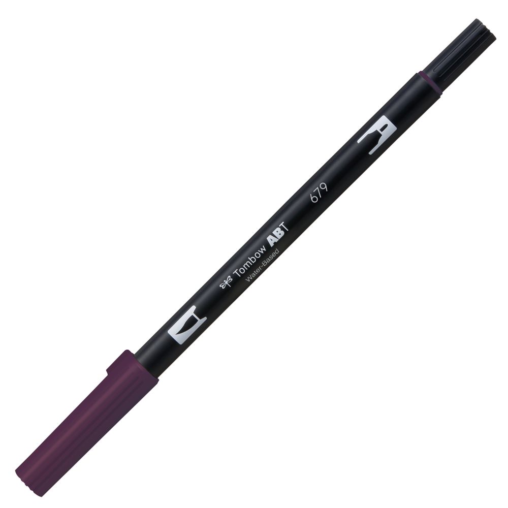 Tombow AB-T Dual Brush-Pen: 679 Dark Plum