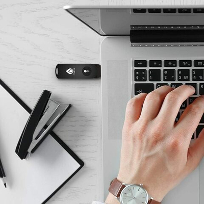 FIDO2 Security Key Thetis [Складной дизайн] Универсальный ключ двухфакторной аутентификации (USB Type A) с многоуровневой защитой (HOTP) для Windows/Linux/Mac OS, Gmail, Facebook, Dropbox, Salesforce, GitHub