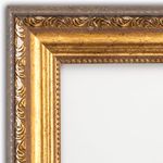 Рамка премиум 21х30 см, пластик, багет 33 мм, "Dorothy", золото, 0023-8-4274