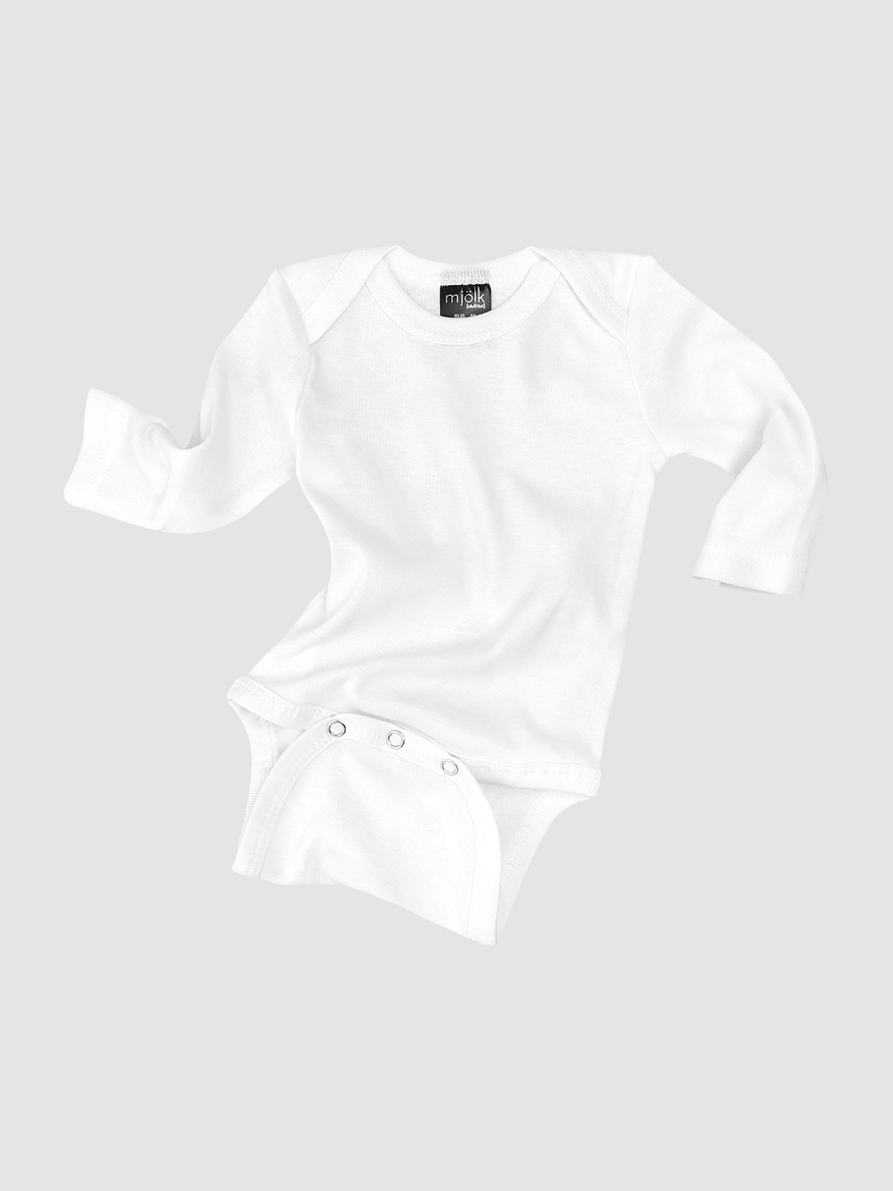 Боди Mjölk White с длинным рукавом