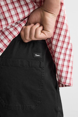 ZARA ШОРТЫ RELAXED FIT, ЧЕРНЫЙ