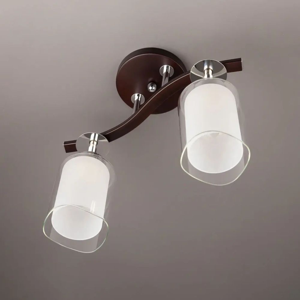 Citilux Фортуна CL156122 Люстра с поворотными плафонами Венге Хром