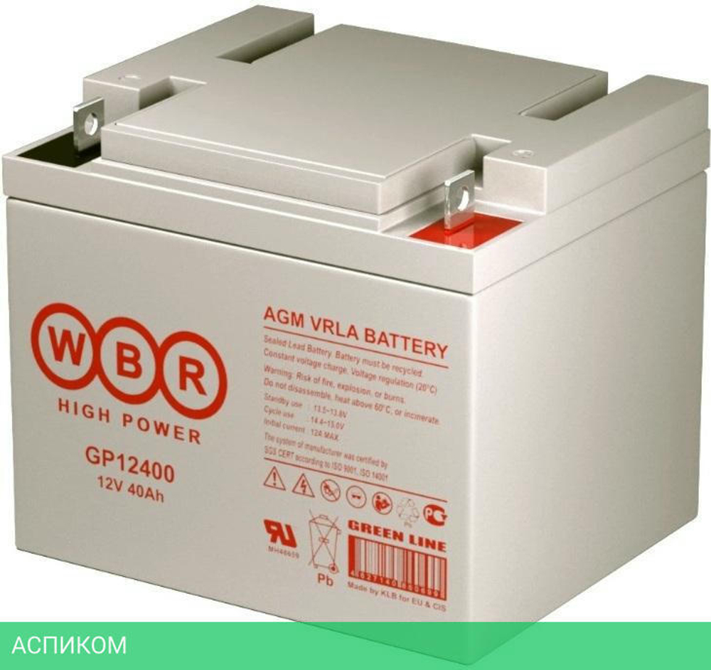 Аккумулятор для ИБП WBR GP12400