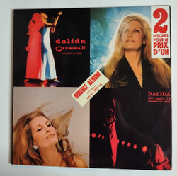 Винтажная виниловая пластинка LP Dalida Olympia 71 Olympia 74 (France 1975)