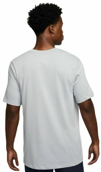 Мужская теннисная футболка Nike Court Dri-Fit Short Sleeve T-Shirt - wolf grey