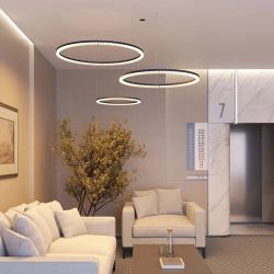 Светильник SP-DIAMOND-R850-40W Warm3000 (WH, 45 deg, 230V, TRIAC) (Arlight, IP20 Металл, 5 лет) 055262